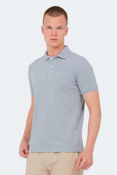 Slazenger Γκρι ανδρικό μπλουζάκι - VALE KTN