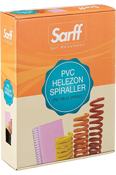 SARFF 10MM 4:1 ŞEFFAF HELEZON SPİRAL POŞET - 100ADET