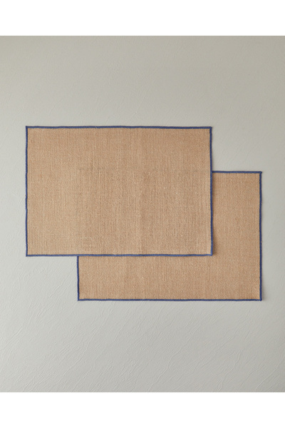 English Home Exotic Lines Blue Jute - American Service