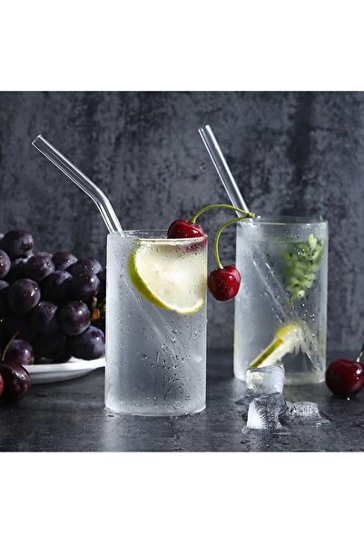 MİS KİTCHEN 15 Curved Glass Straws