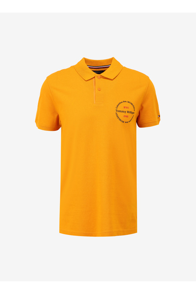 Tommy Hilfiger Turuncu Erkek Polo T-Shirt MW0MW34740