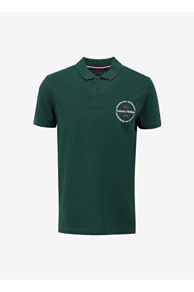 Tommy Hilfiger Yeşil Erkek Polo T-Shirt MW0MW34740