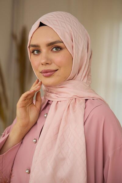 İpekhan مجموعة سمر سباركل شال جاكار حريري بودرة 9015-11