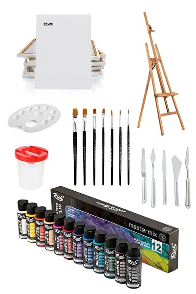 Rich Akrilik Tuval Boyama Seti Süpperrr Fiyatt!!!