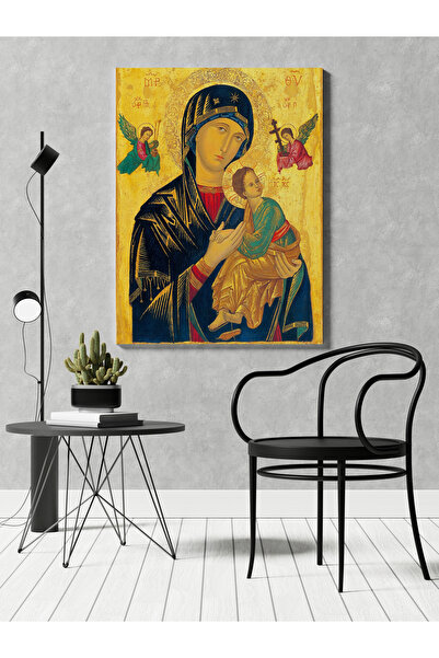 RUGSMODERN Kanvas Tablo Meryem Ana Kadın Modern Tablo