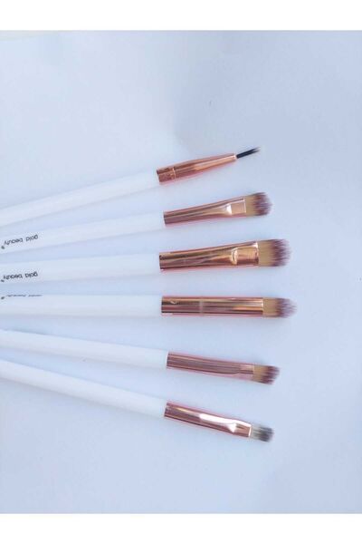 SEVRU مجموعة فرش ظلال العيون الجديدة المكونة من 6 قطع - مجموعة فرش كحل مكونة من 6 قطع