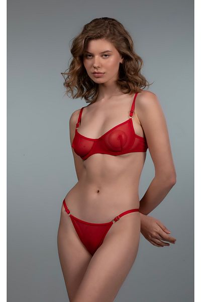 SÜSEN LİNGERİE Red Women &Apos; S Sveste Kit South Clothing and Fancy Lingerie