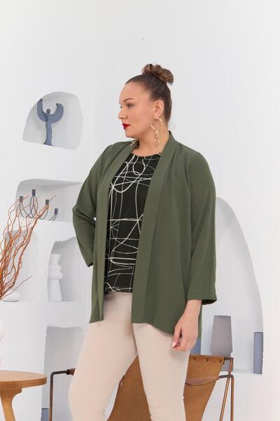 RMG Large Size Khaki Jacket and Athlete Set