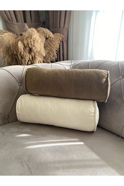 SopdetDekor طقم وسائد مخملية مكونة من قطعتين