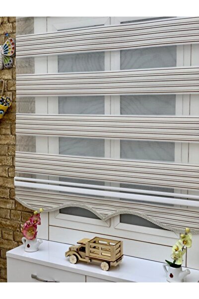YAZAR HOME Yeni Sezon 1. Kalite Zebra Stor Perde (double simli mikro 9226)