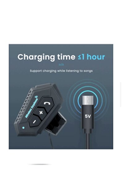 Dynego Motosiklet Kask Kulaklık Su Geçirmez Interkom Otomatik Cevaplama