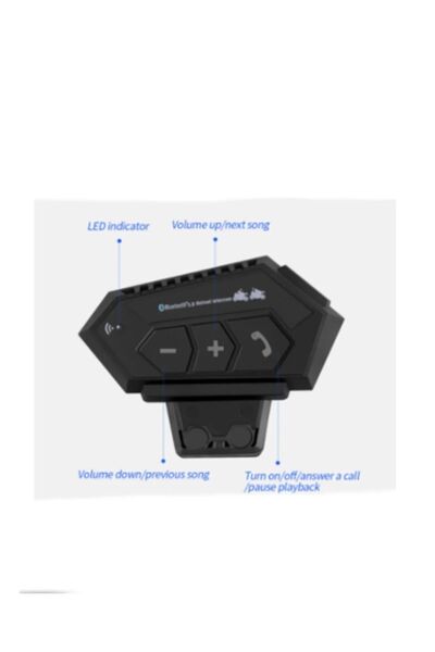 Dynego Motosiklet Kask Kulaklık Su Geçirmez Interkom Otomatik Cevaplama