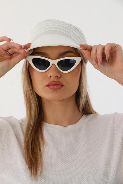 Ritagarcia Safari Tie Ecru Visor Bandana Visor