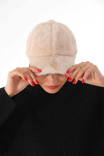 Ritagarcia Plush Beige Hat
