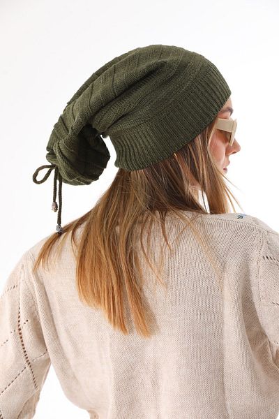 Ritagarcia Women's Stringed Khaki Beret