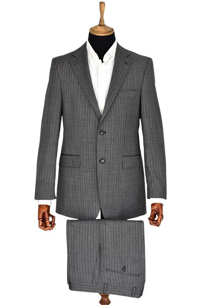 BAGLAN Men's Gray Suit - AR-932-935-07
