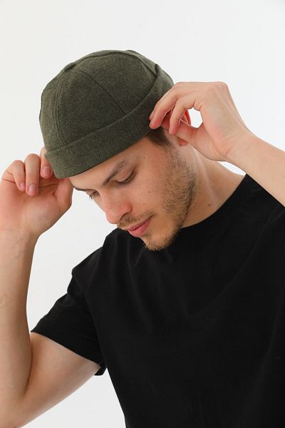 Ritagarcia Stamped Khaki Back Adjustable Retro Hip-hop Skullcap Hat
