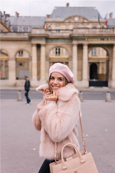 Ritagarcia French Felt Pink Painter Beret