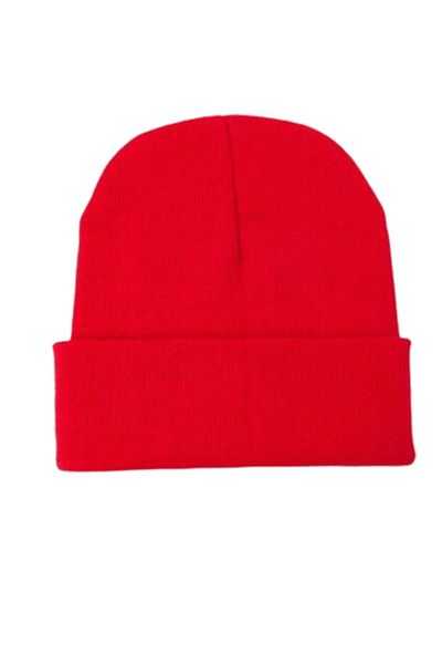 Ritagarcia Unisex Winter Red Folded Beret