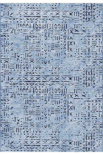 Sermod 111- Modern Sponge Elastic Carpet Cover-Dark Blue