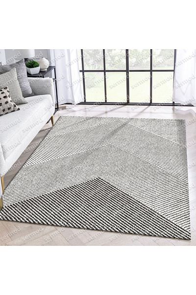 Sermod 109- Modern Gray Sponge Elastic Carpet Cover