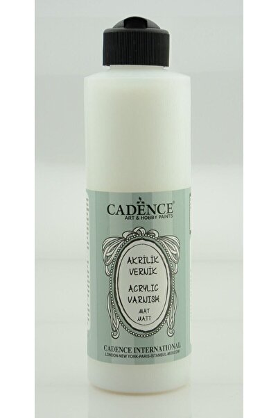 Cadence Boya Su Bazlı Akrilik Vernik Mat 250 ml Cad Subvmat250
