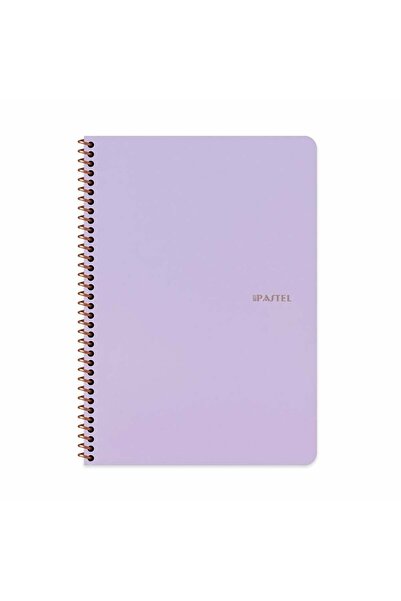 KESKİN COLOR Keskin Color Pastel Note Spiralli Pastel Lila Plastik Kapak 80 Y...
