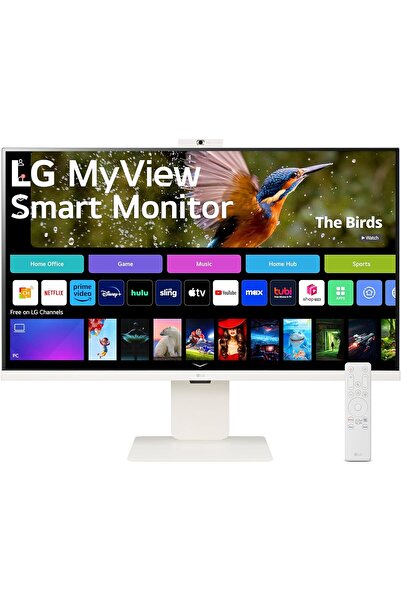 LG 32" 32SR85U-W MyView 5Ms 60Hz (HDMI+Type-C) AirPlay 2 4K UHD IPS Akıllı Monitör