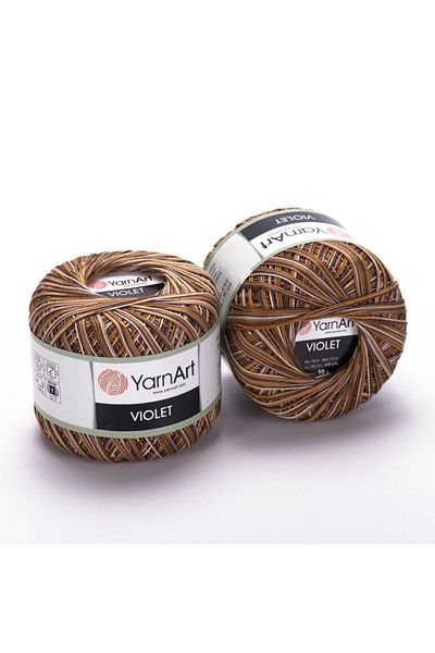 Yarnart Violet Melange - Μαρμάρινο, Mercerized Lace Marbled-506