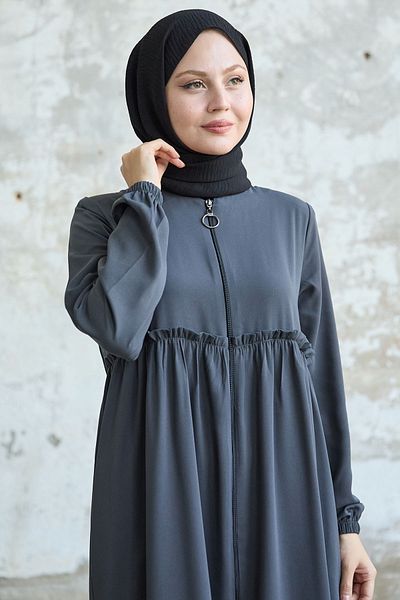 InStyle أنثراسايت الملونة شرابة مفصلة جمع Ferace