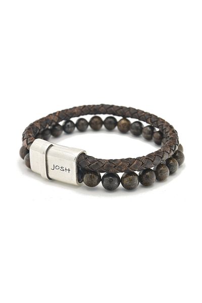Josh Herren Armband Braun 09286-bra-s/brown/m