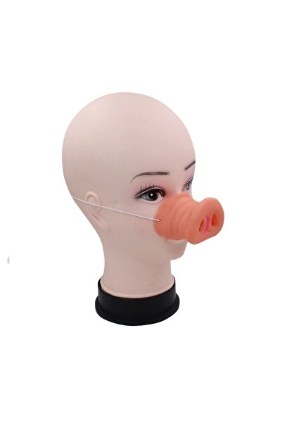Schulzz Domuzcuk Burun Lateks Dolgulu Malzeme Cosplay Lastikli Takma Burun