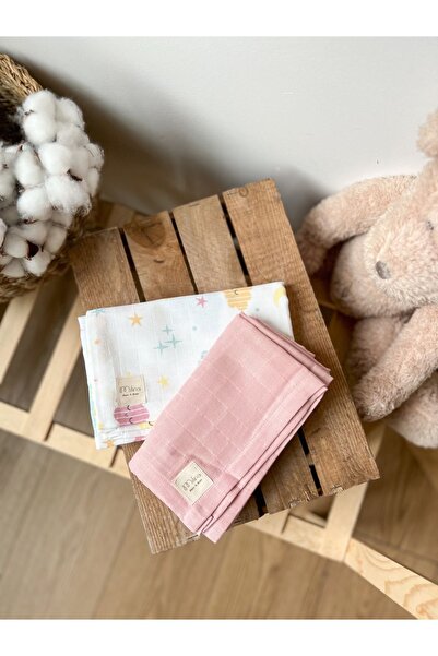 MİLNA BABY&KİDS بطانية موسلين للأطفال، مجموعة من 2 بطانية موسلين متعددة الأغراض