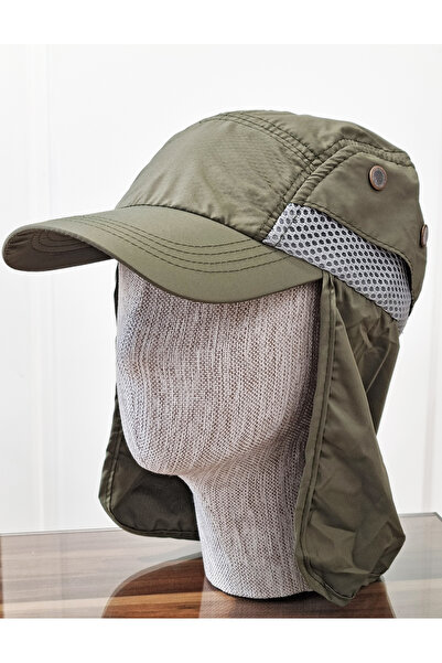 Özgöksu Şapka UV Korumalı Yazlık Enselikli Şapka Arazi Şapkası Lejyoner Şapka