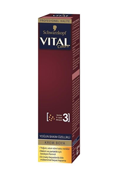 Vital Colors Krem Saç Boyası P-11 Koyu