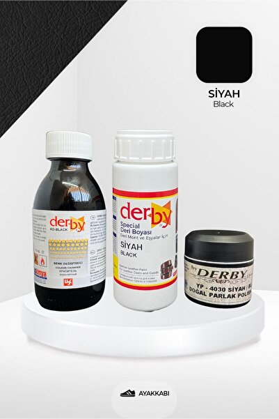 Derby Deri Ayakkabı Renk Değiştirme Seti