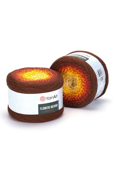 Yarnart Flowers Merıno - Μαρμάρινο Χειροποίητο Πλεκτό Νήμα Ebruli-530