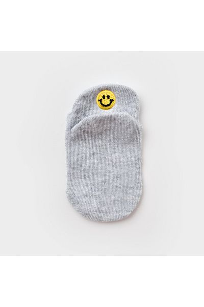 Biorganic Cute Embroidered Sneakers Socks 68388
