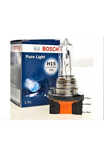 Bosch Ampul 12V H15 15/55W Sarı Işık Çift Telli Far Ve Sis 1987302088