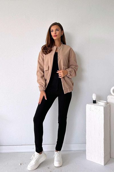 Mine Tan Butik Яке - Kафяво - Нормална кройка