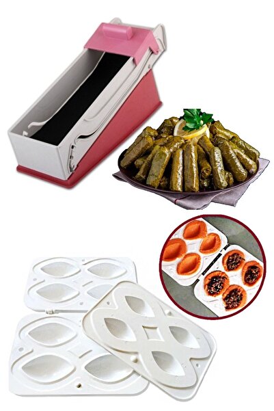 RoseRoi Inserted Meatball Making Apparatus Mold and Leaf Rolling Machine Set