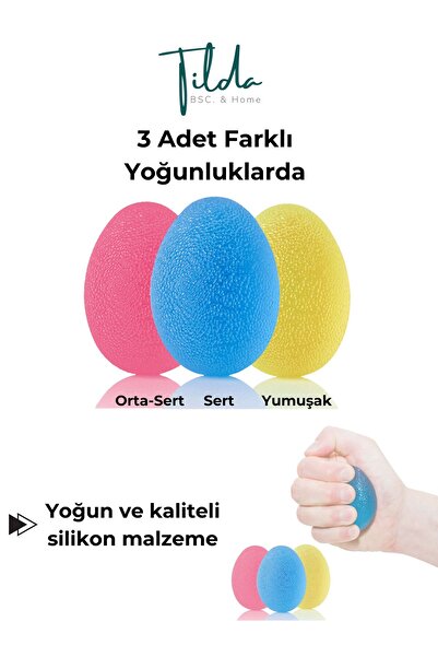 Tilda BSC. & Home Silikon Fizik Tedavi - Kas Güçlendirici - Stres Topu / Hand...