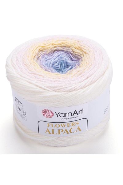 Yarnart Flowers Alpaca - Μαρμάρινο νήμα πλεξίματος στο χέρι Ebruli-402