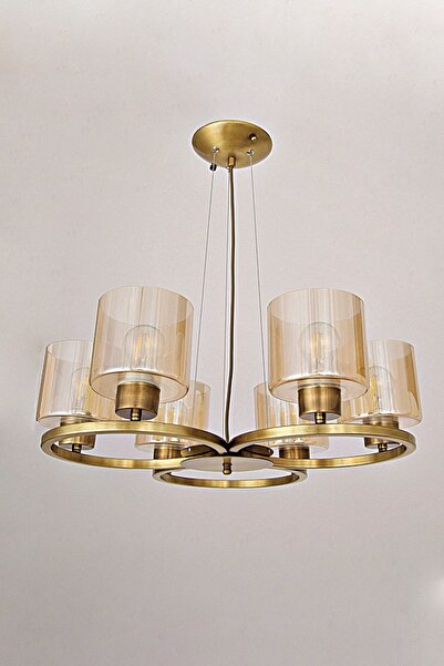 Avize çarşısı Domino 6 Lı Avize Eskitme