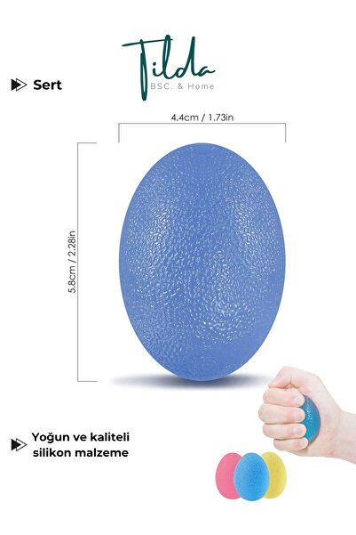 Tilda BSC. & Home Silikon Fizik Tedavi - Kas Güçlendirici - Stres Topu / Hand...