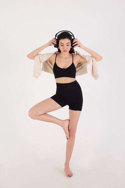 Addax Šortky a pančuchové nohavice so širokým pásom TYT0113-İ6