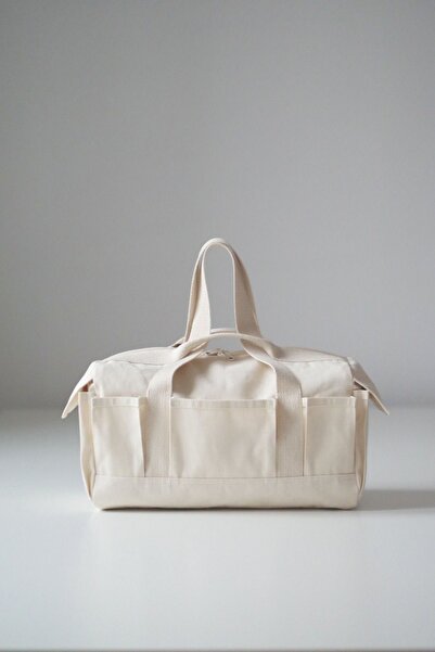 Setoso Kanvas Seyahat Çantası - İç Astarlı, Dış Cepli, Çok Amaçlı Çanta.