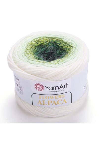 Yarnart Flowers Alpaca - Μαρμάρινο Χειροποίητο Νήμα Πλεκτομηχανής Ebruli-401