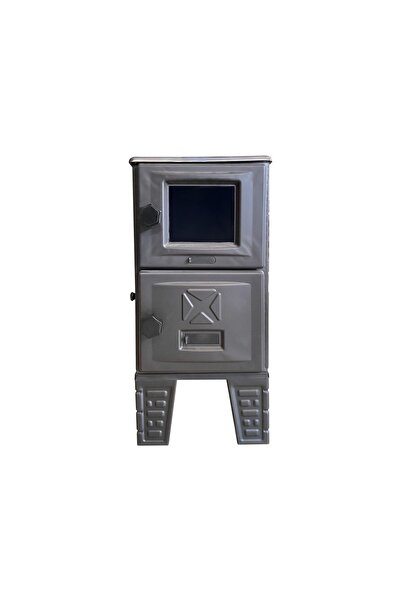 PRES İŞ Maxi Mat Camlı Badi Döküm Soba