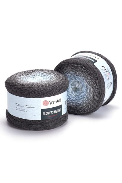 Yarnart Λουλούδια Merino Marbled Χειροποίητο Νήμα Πλεξίματος Marbled-550